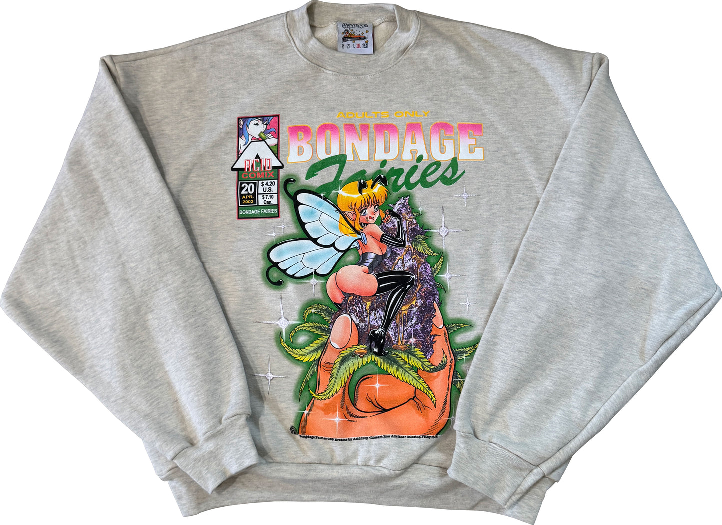 1 of 2 Bongdage Fairies Wide Crew Neck