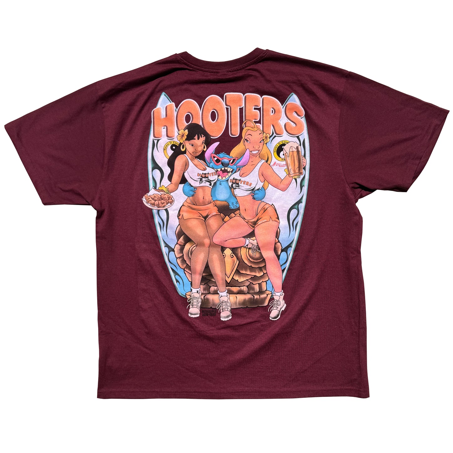 Hoooters Hawaii 626 x Hawaiian Summer 1 of 1 Print Over