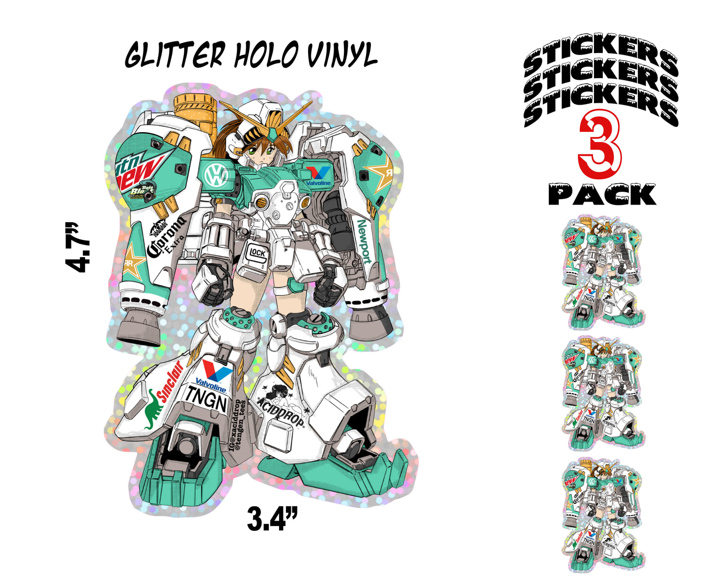 VW BajaBlst-02 Sticker Pack