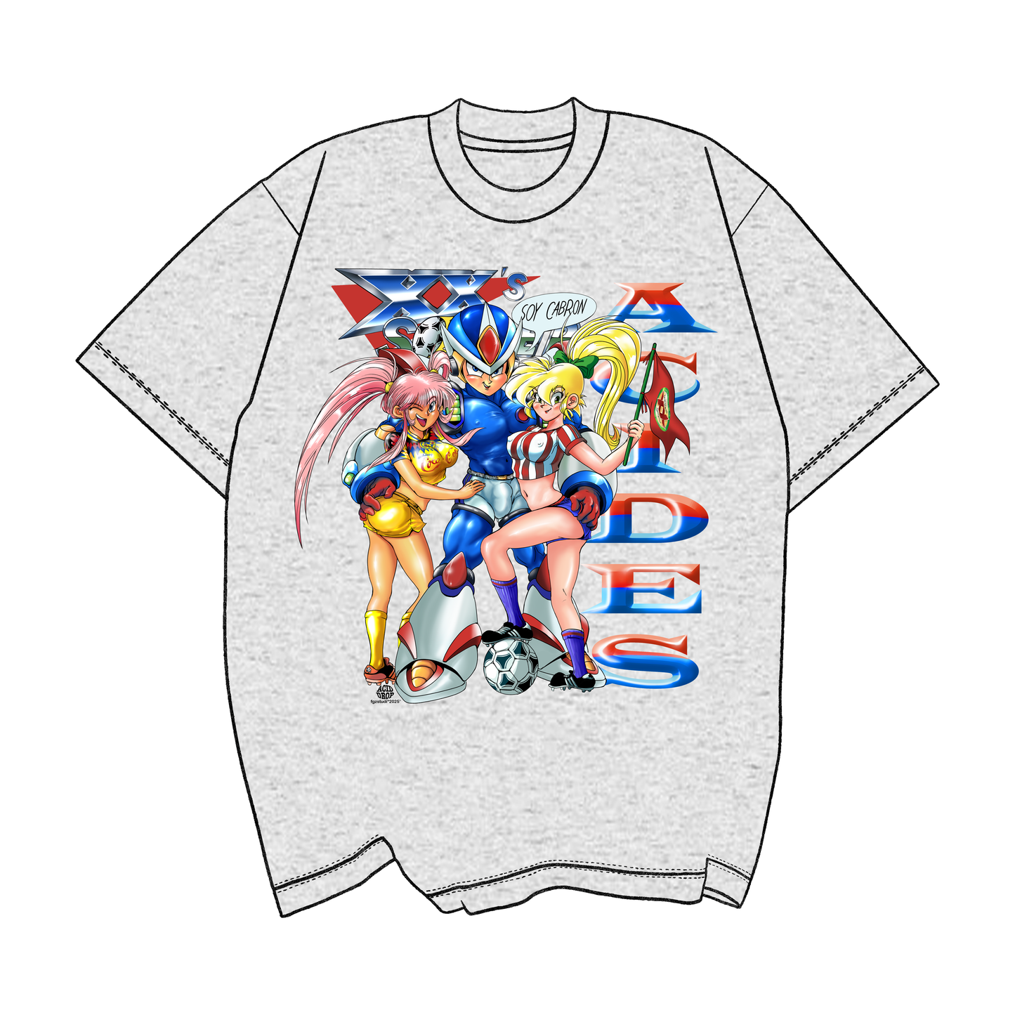Soy Cabron! Mega Man XX Soccer Tee
