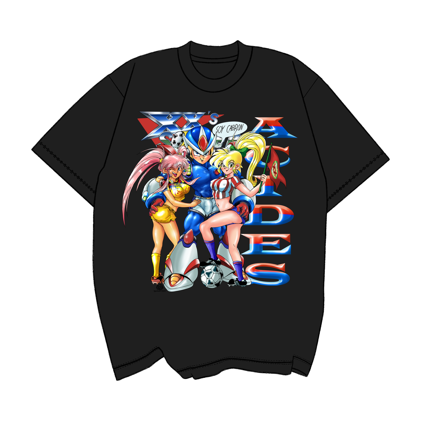 Soy Cabron! Mega Man XX Soccer Tee