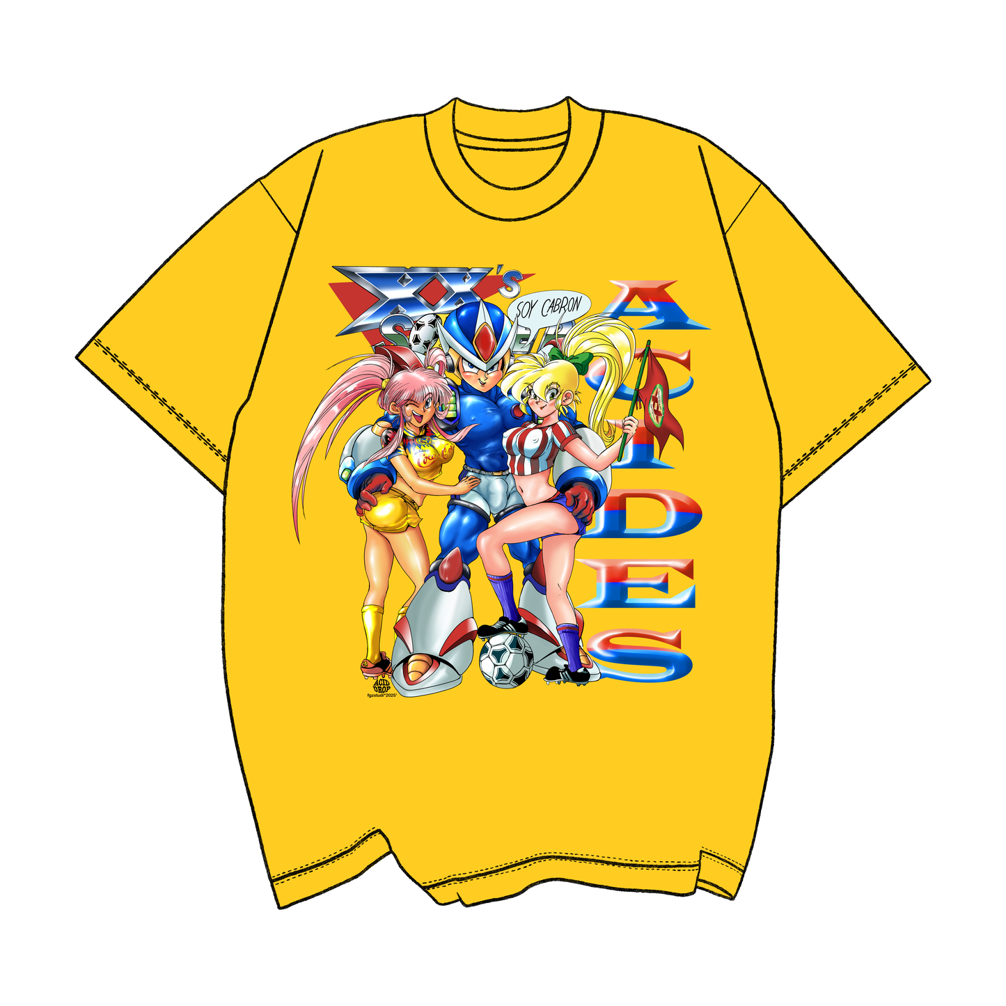 Soy Cabron! Mega Man XX Soccer Tee