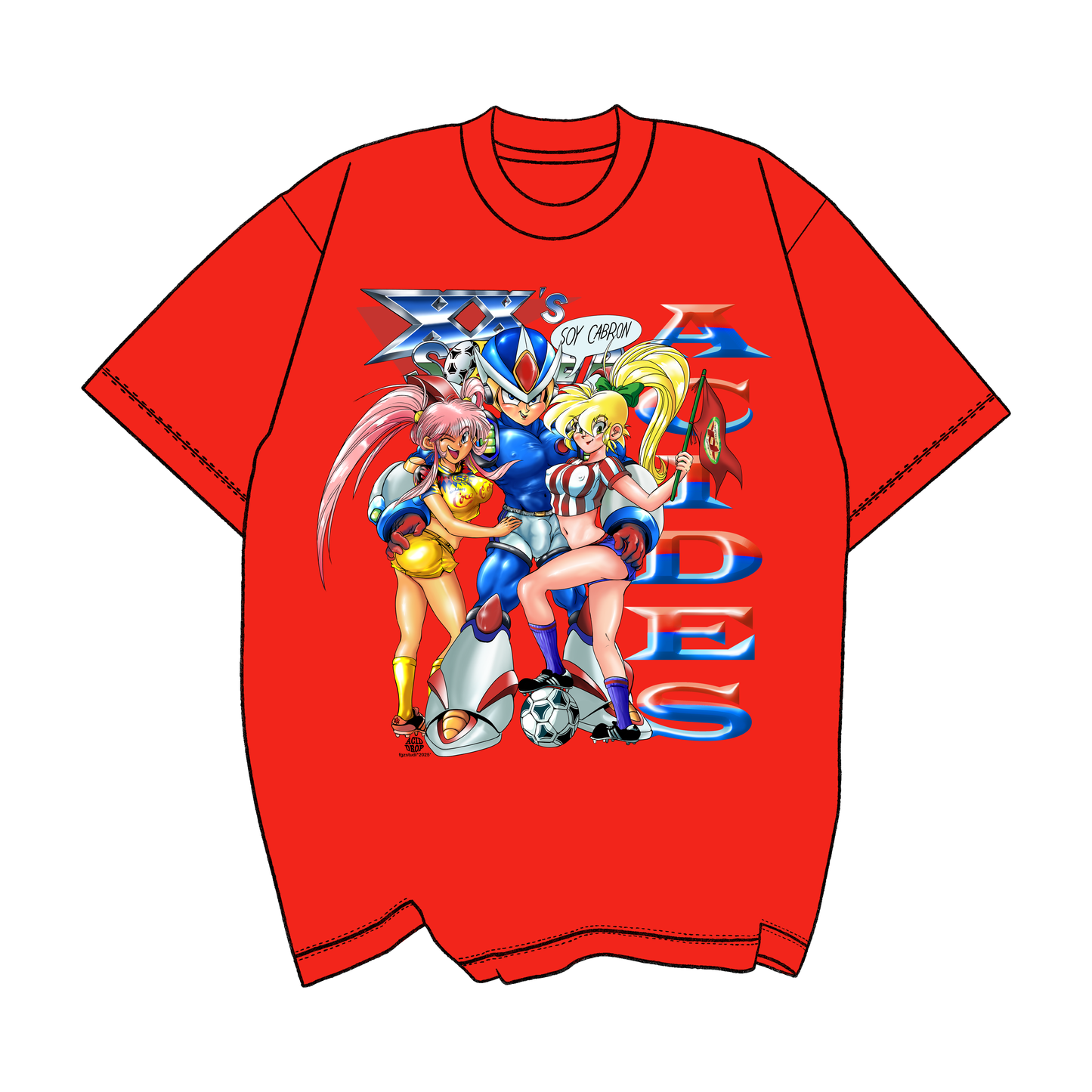 Soy Cabron! Mega Man XX Soccer Tee