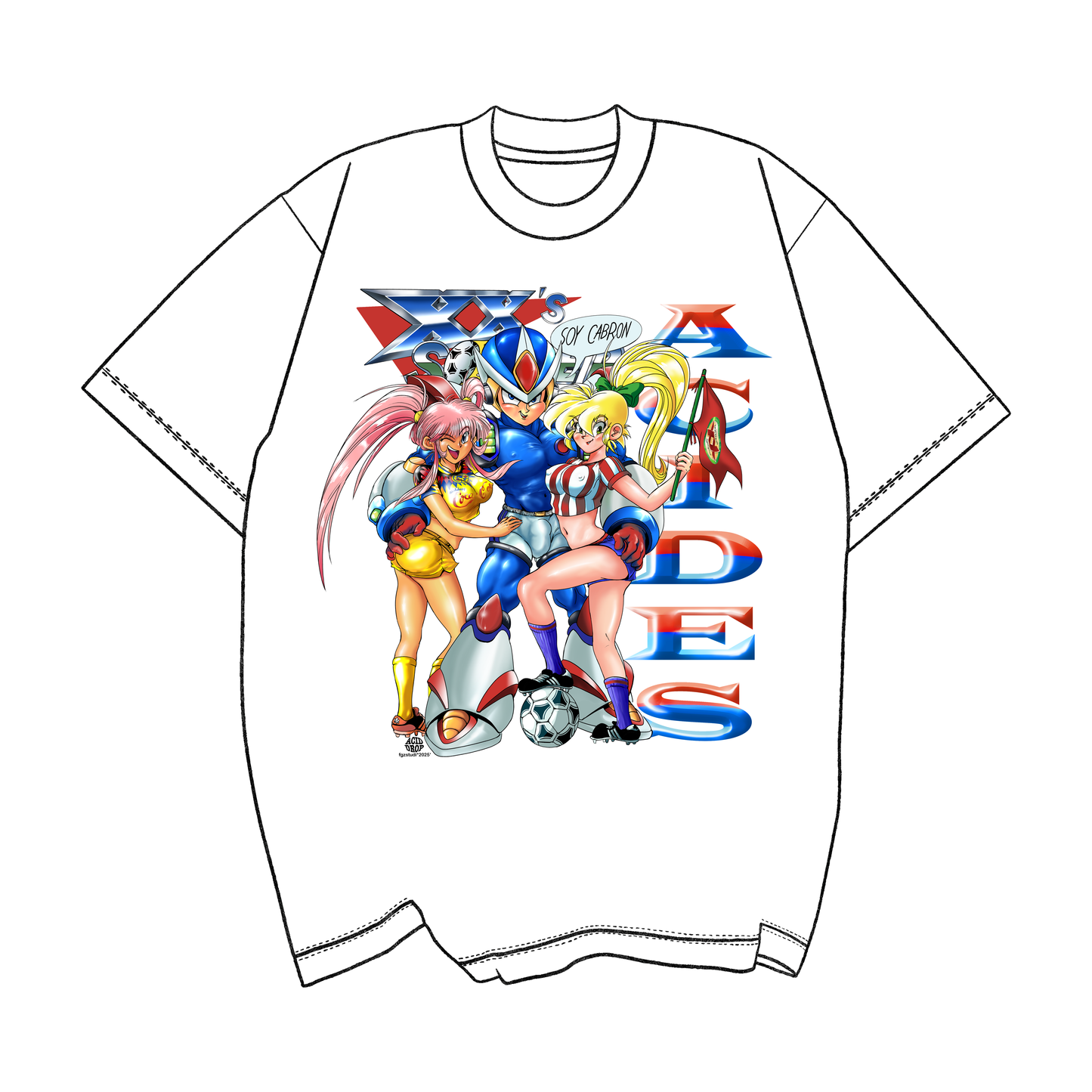 Soy Cabron! Mega Man XX Soccer Tee