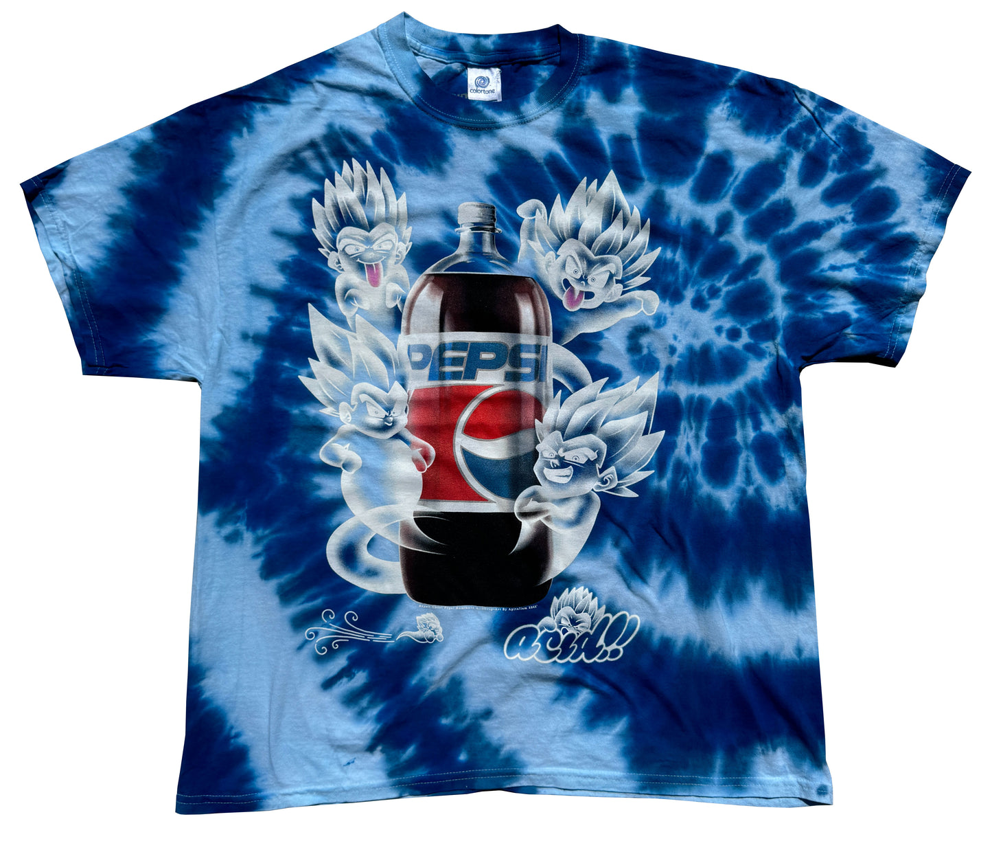 1/4 Super Ghost Pepzzi Blue Swirl Tie Dye