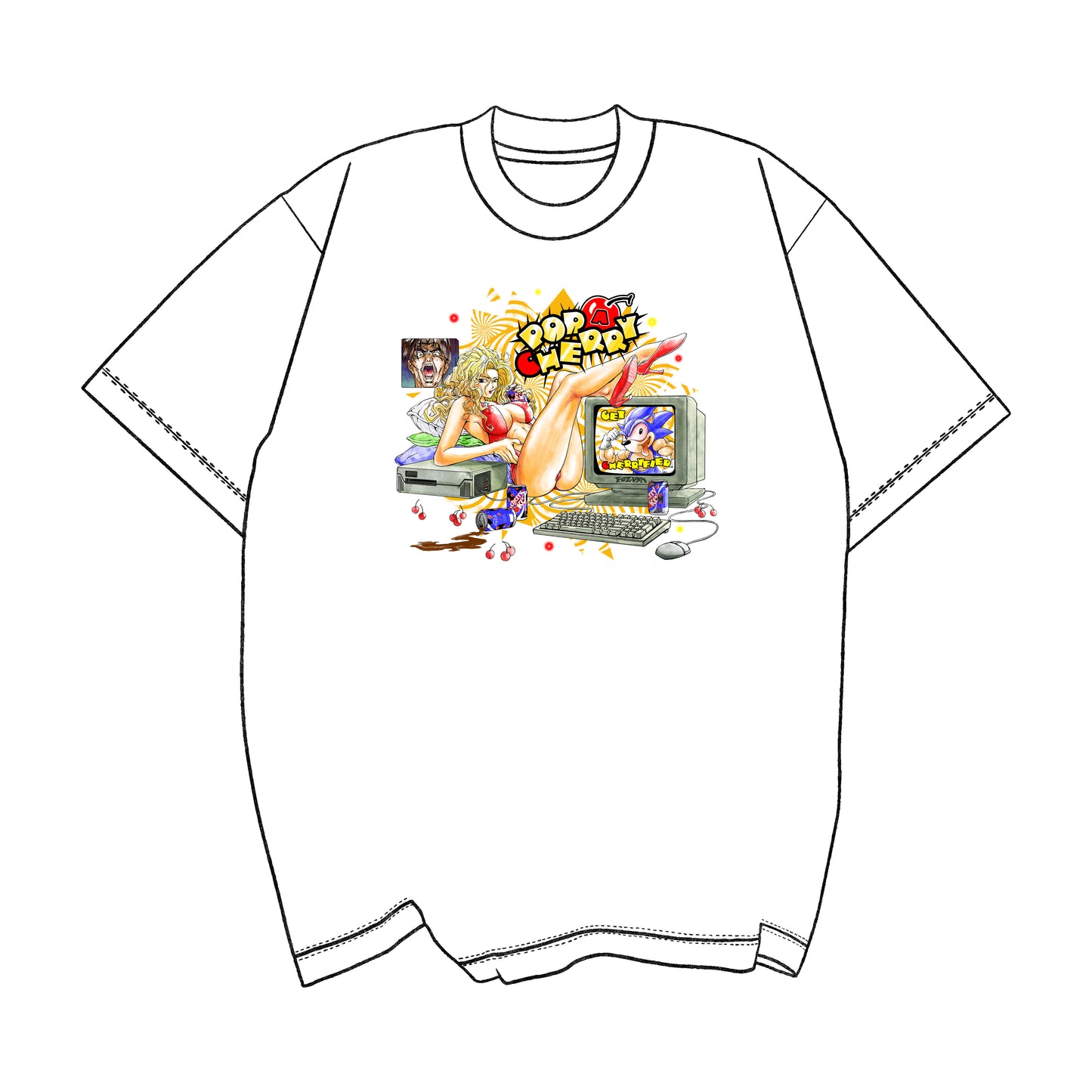 Pop A Cherry 93' Tee