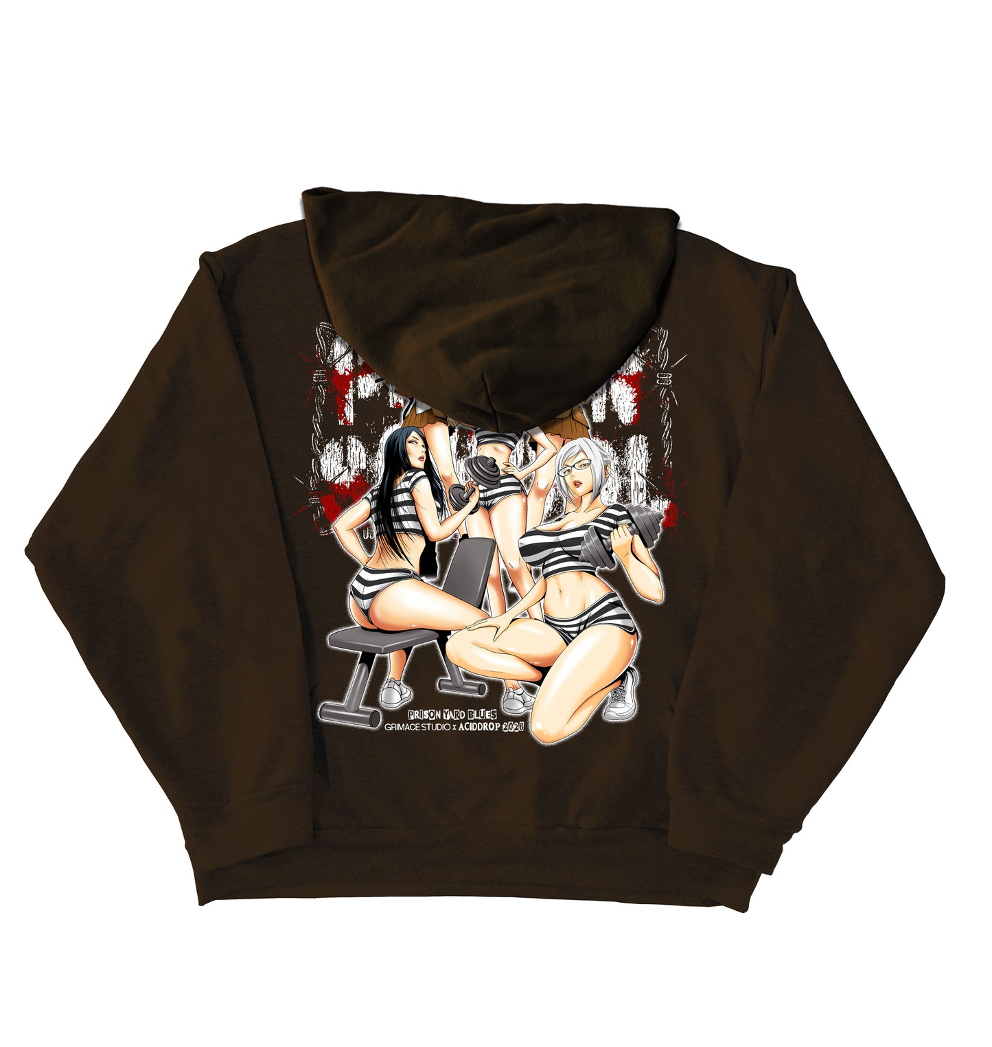 Prison Yard Blues Hoodie