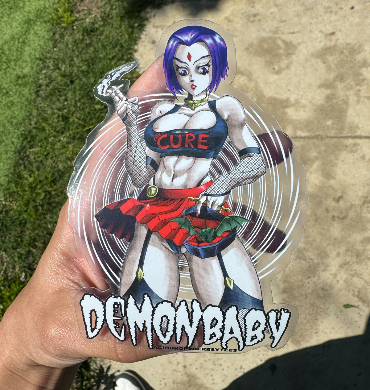Raven Demon Baby Sticker Pack