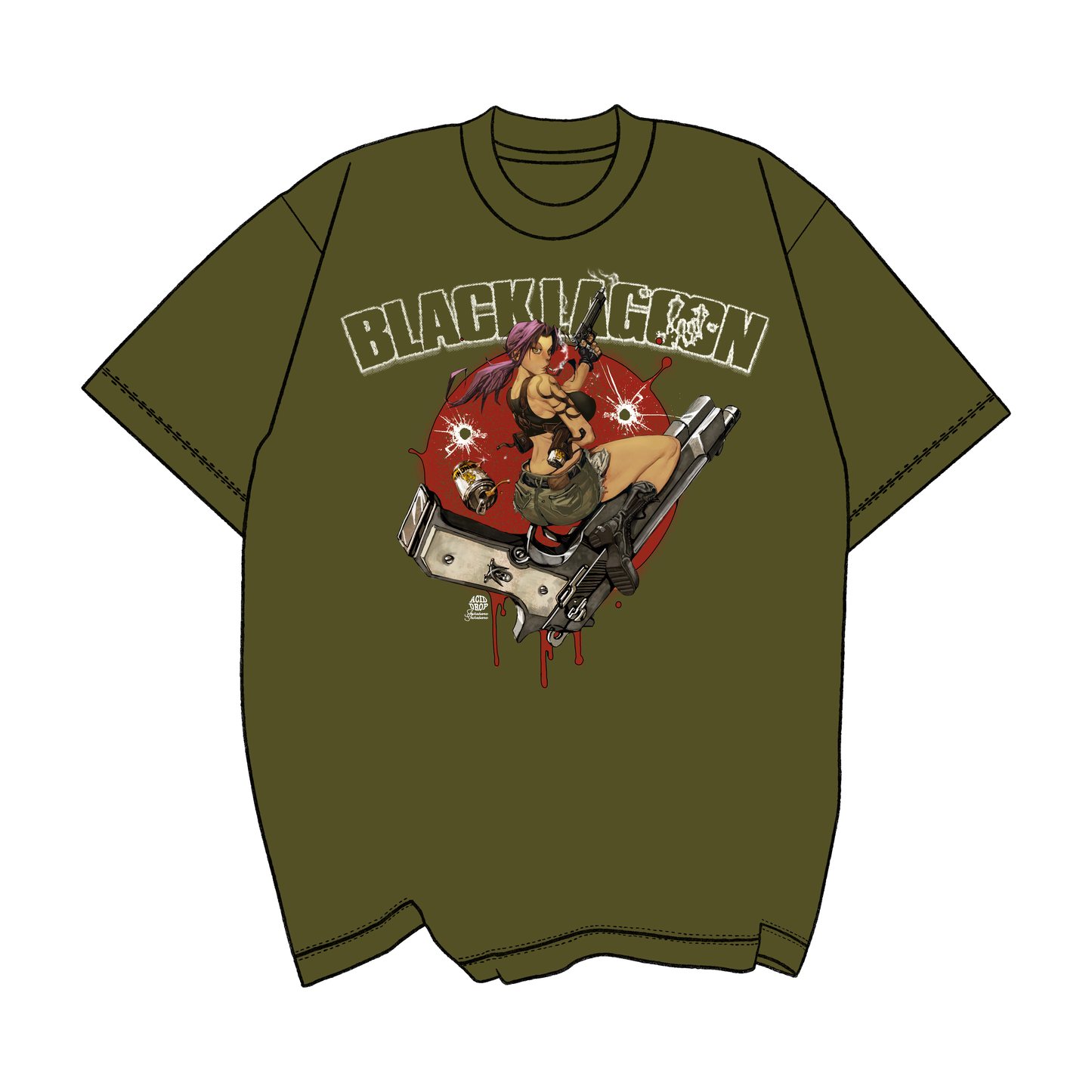 Revy Sword Cutlass PinUp Tee