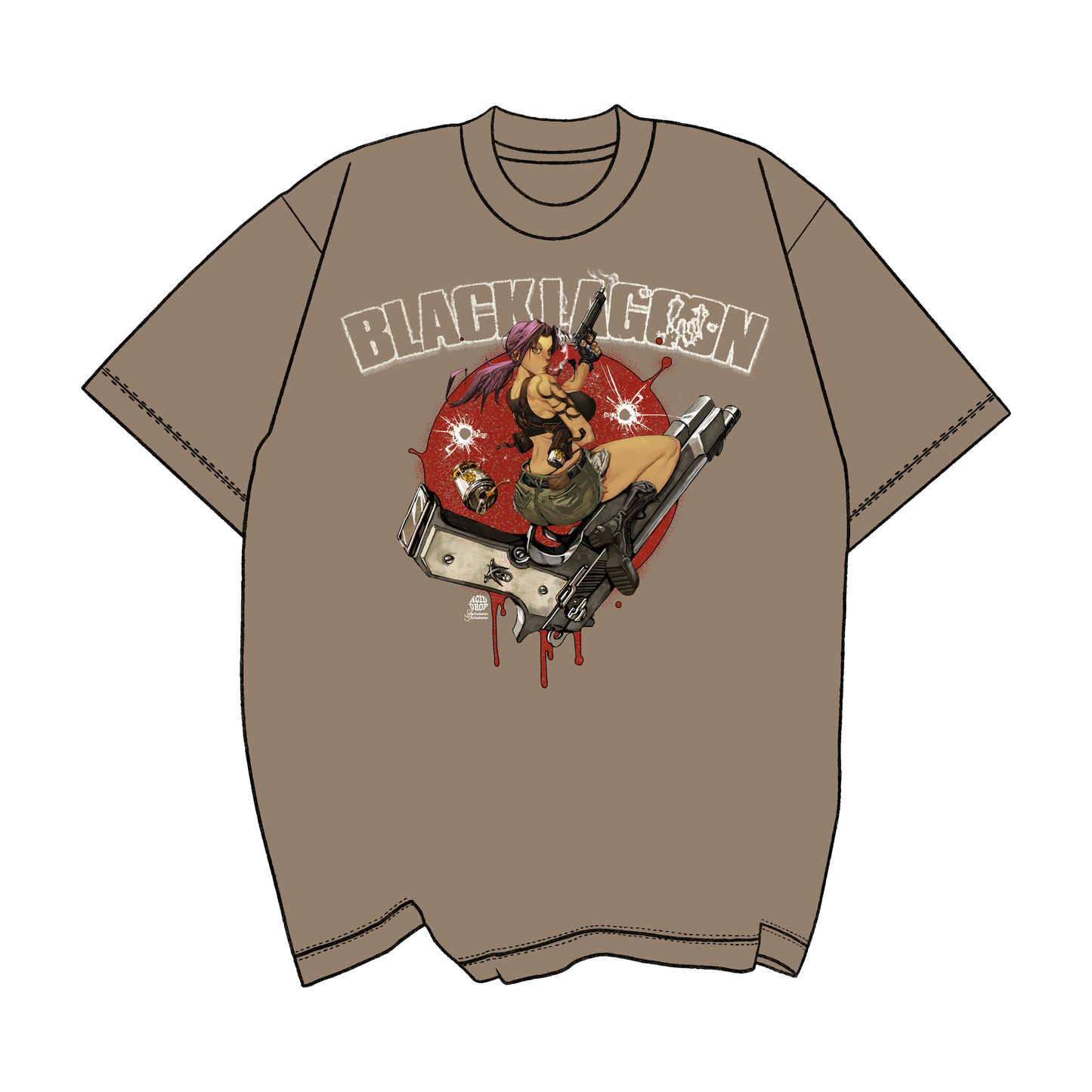 Revy Sword Cutlass PinUp Tee