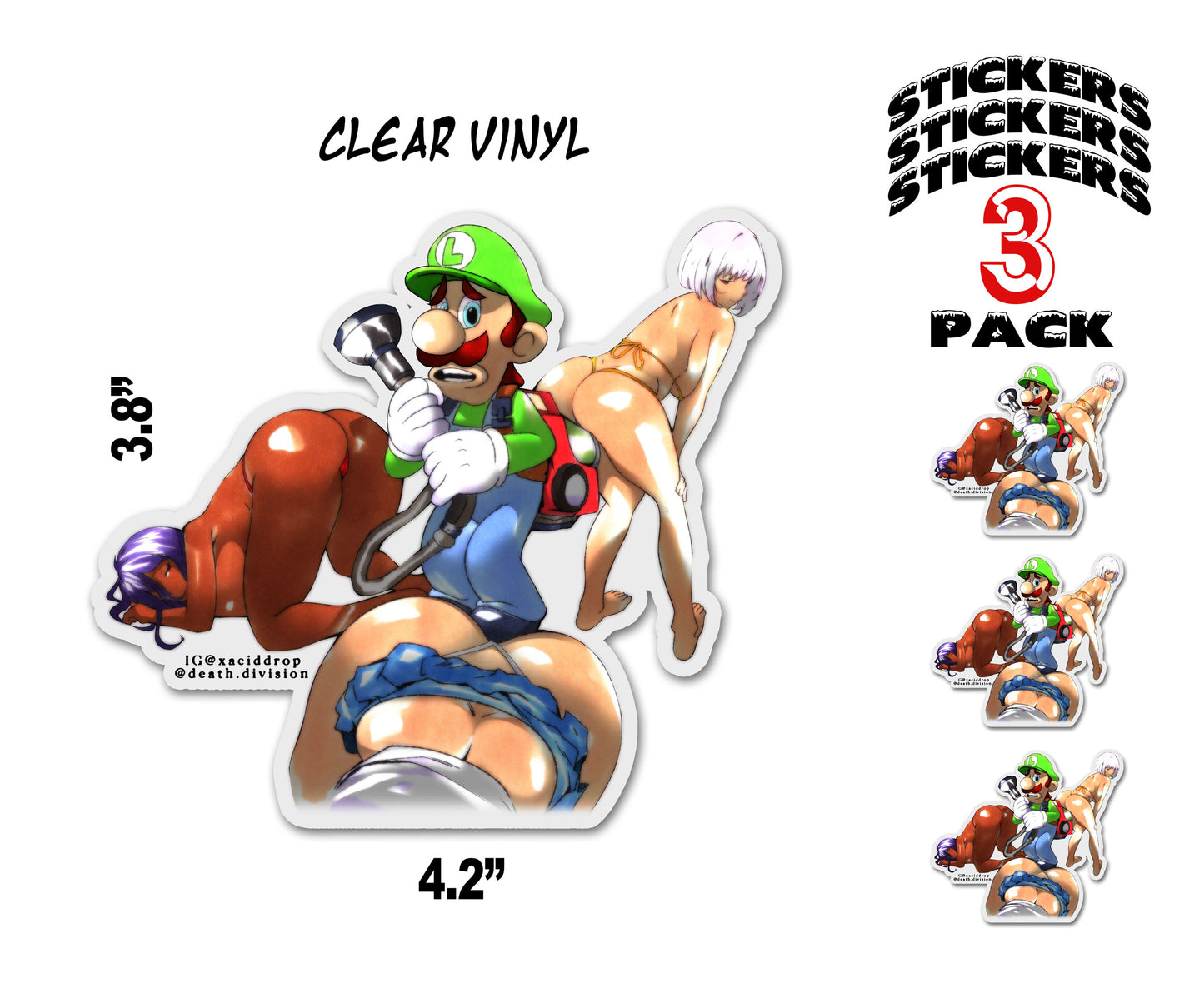 Diddy Mansion Possessed Sticker Pack