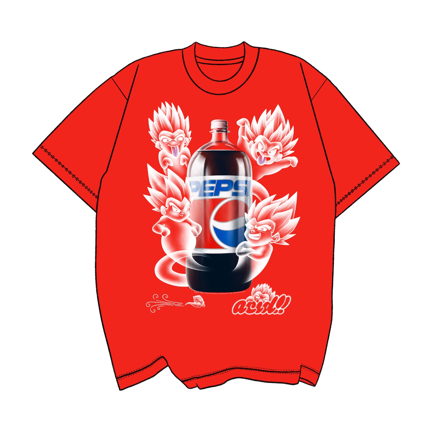 Supah Ghost Pepzzi Kamikaze Tee
