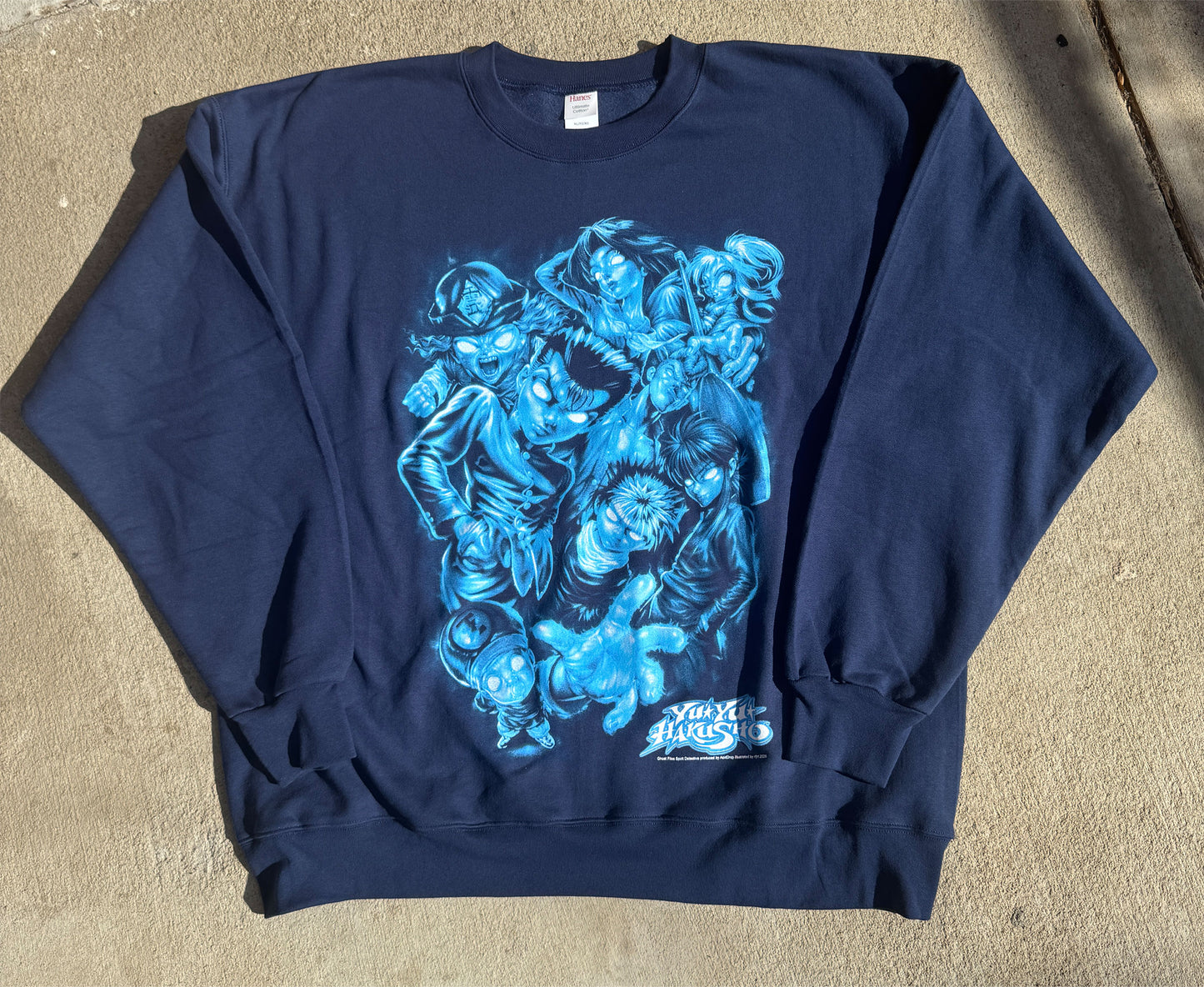 YuYu Classic Navy Hanes Crewneck