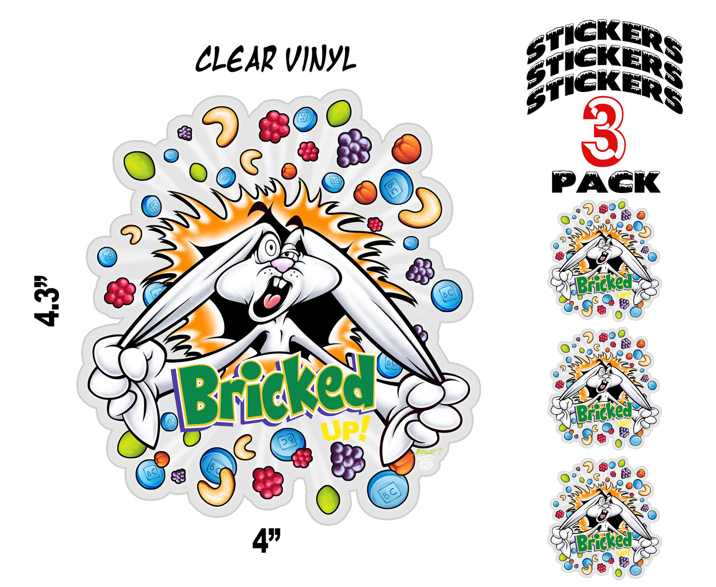 Bricked Up! Sticker Pack