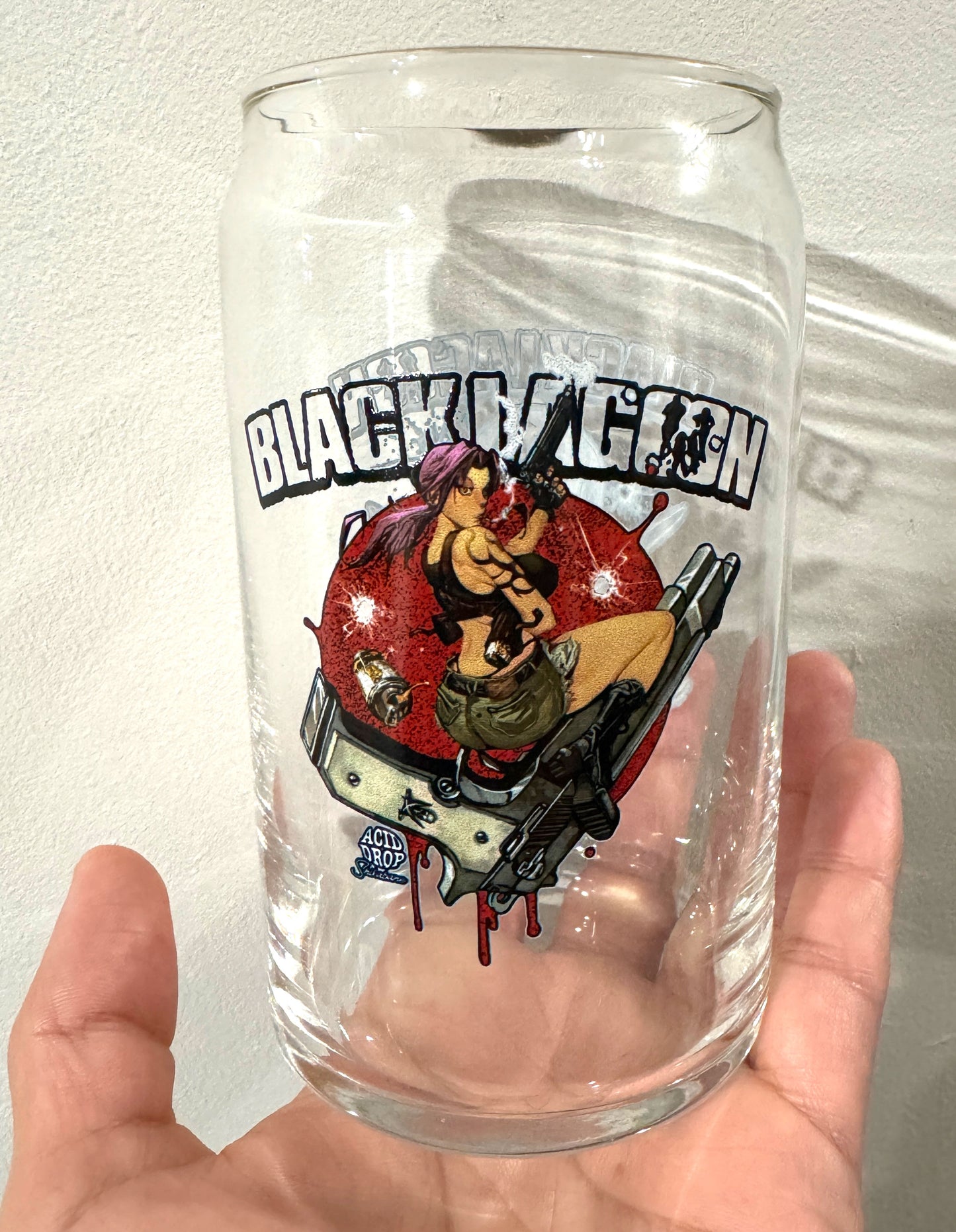 16 oz Revy Sword Cutlass Beer Can Glass Cup