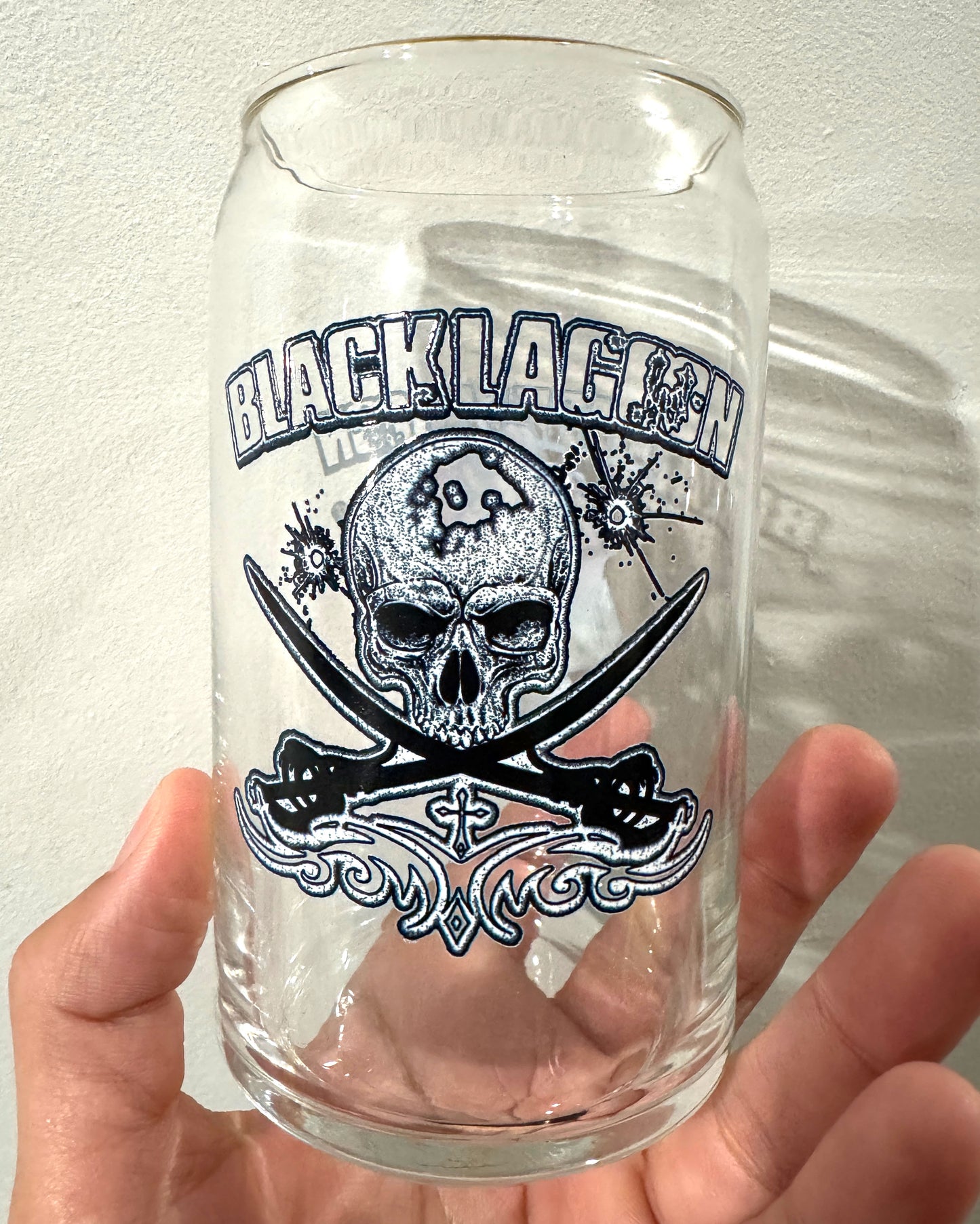16 oz Revy Sword Cutlass Beer Can Glass Cup
