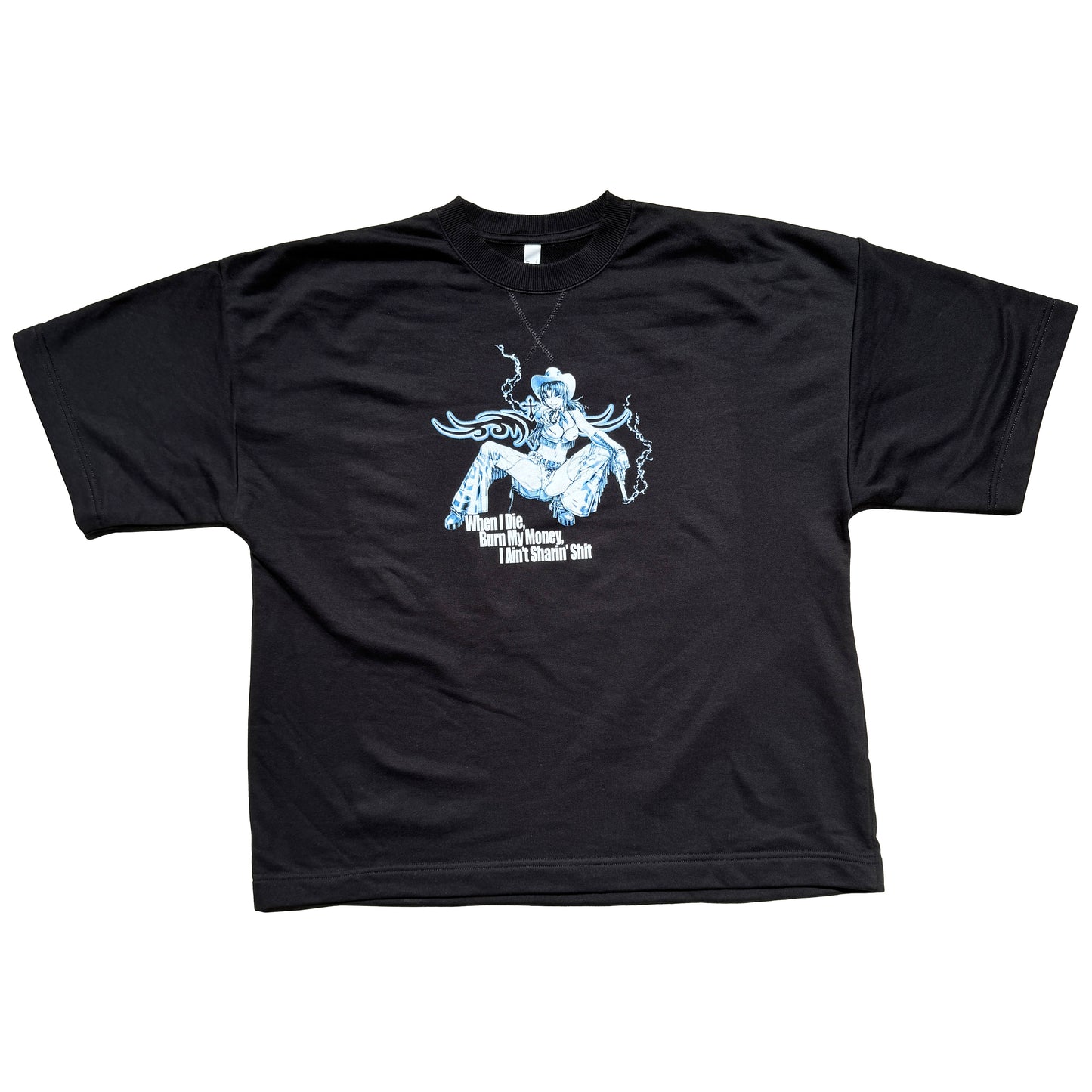 "Burn My Money" Black Lagoon FRENCH TERRY Tee