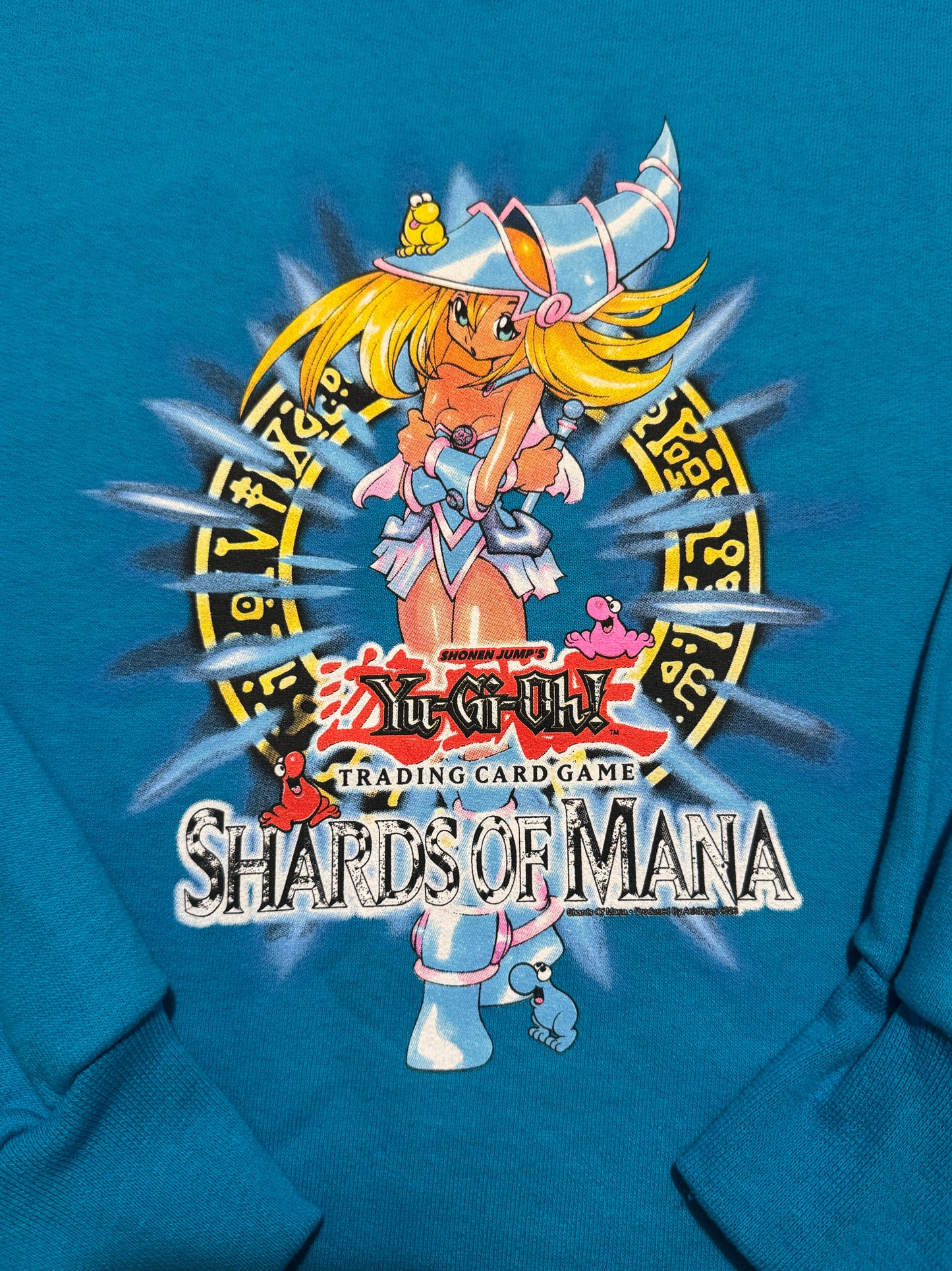 1 of 1 Shards Of Mana Teal Hanes Crewneck