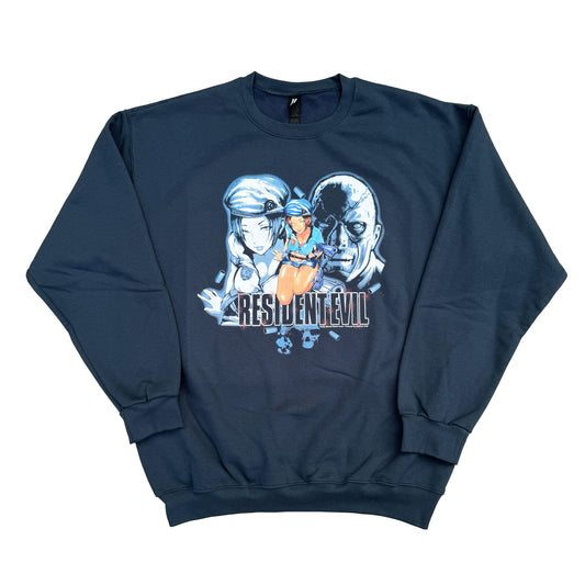 Deadly Silence Navy on Hammer Max Crewneck