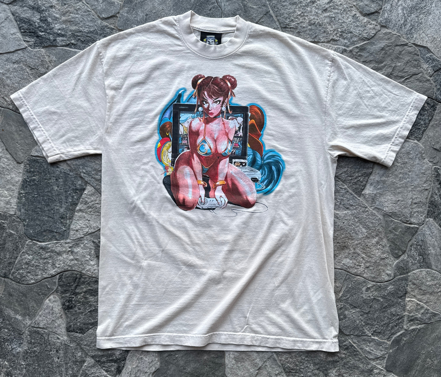 1/1 Champagne Roulette•SFC Retro Queen Chun *Double Feature *CREME Print Over