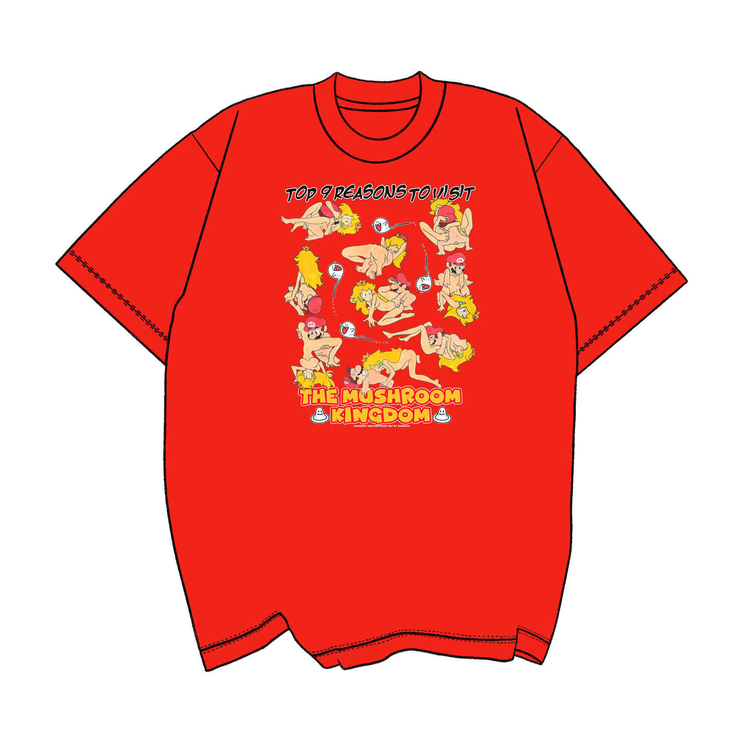 Top 9 Reasons To Visit The Mushroom Kingdom Tee