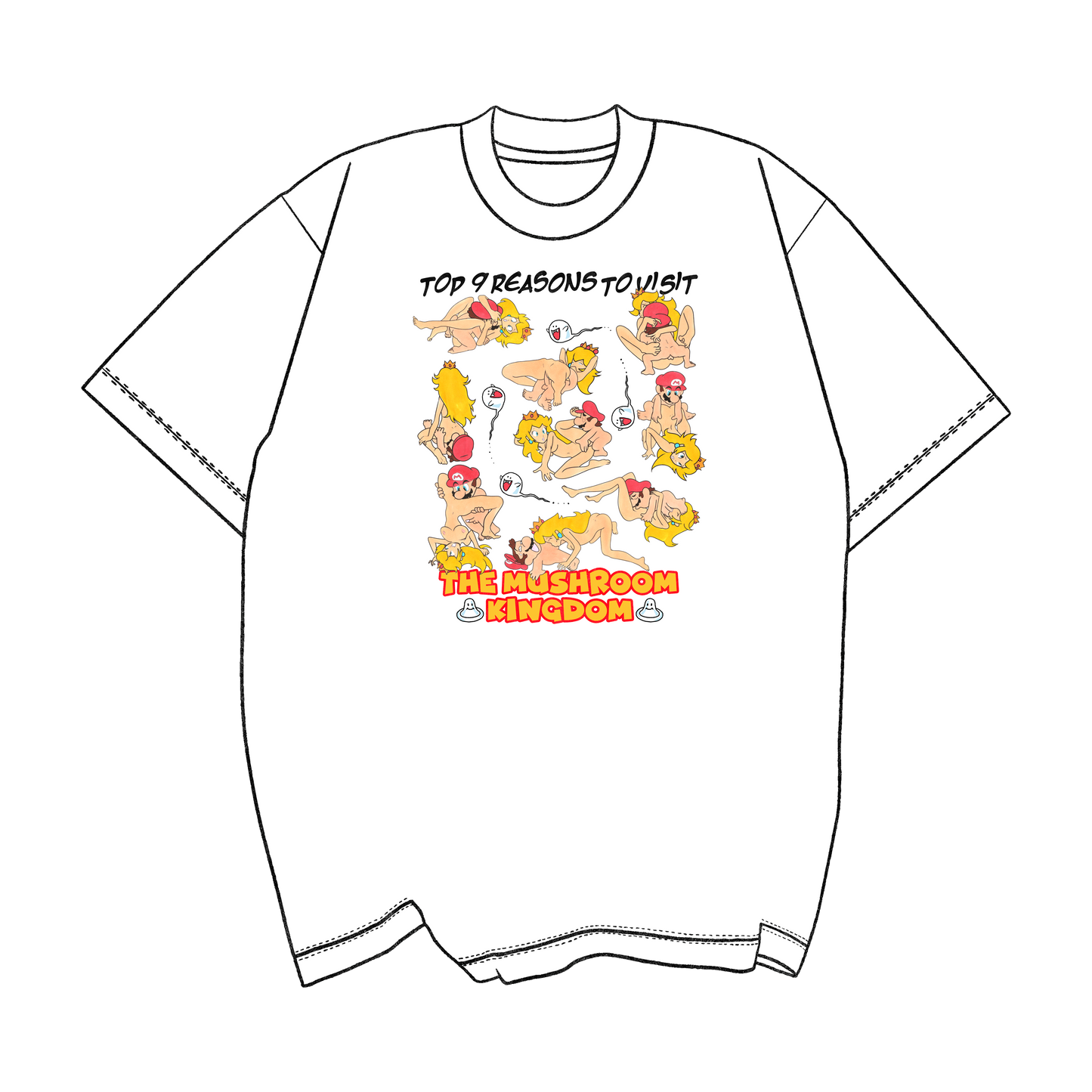 Top 9 Reasons To Visit The Mushroom Kingdom Tee