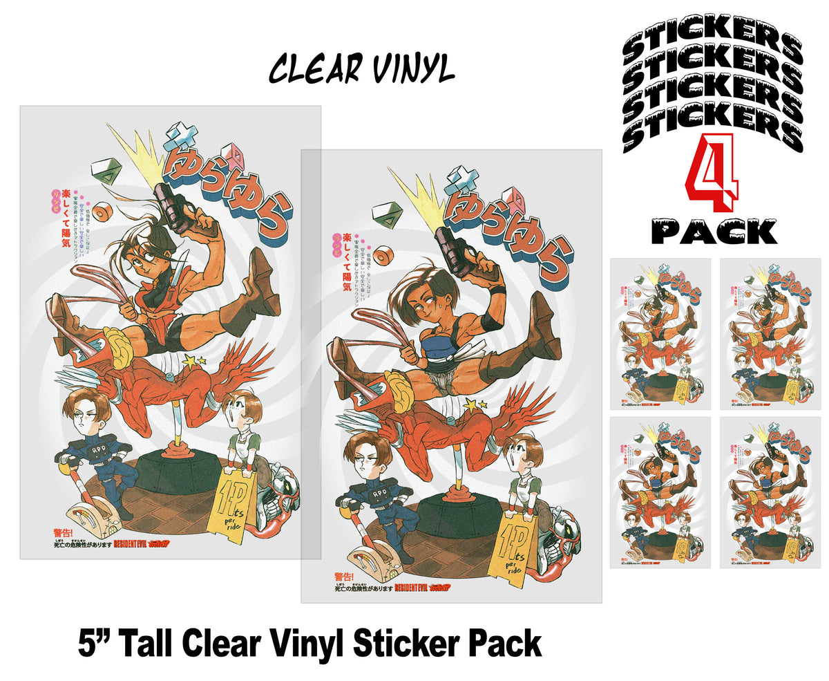 Licker Whiplash Vinyl Sticker Pack