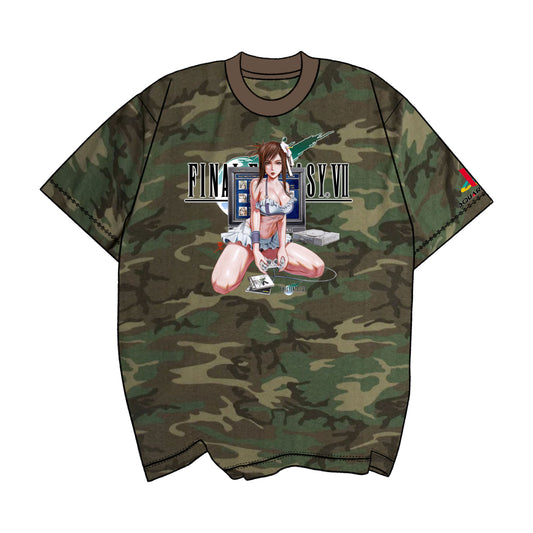 PS1 Retro Queen Tifa Pinup Tee