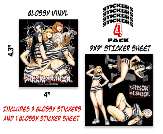 Prison School Sticker Pack