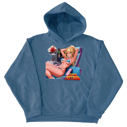 SFC Retro Queen Samus Pinup Hoodie