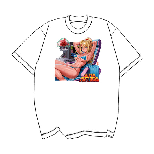 SFC Retro Queen Samus Pinup Tee