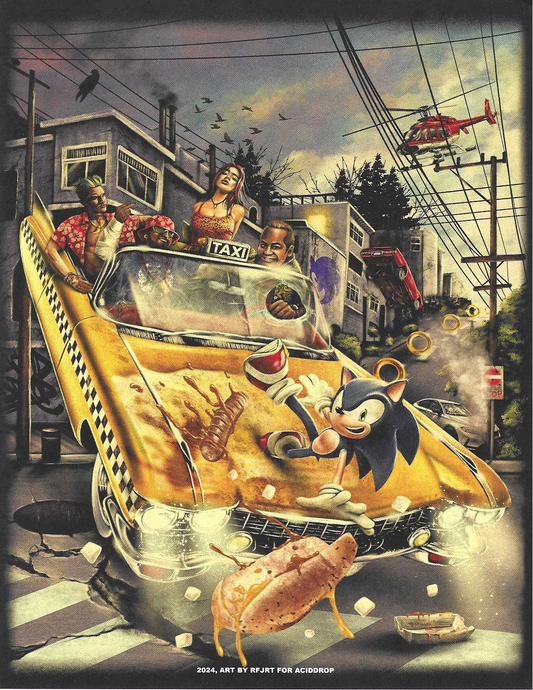 Crazy Taxi 8.5" x 11" Poster