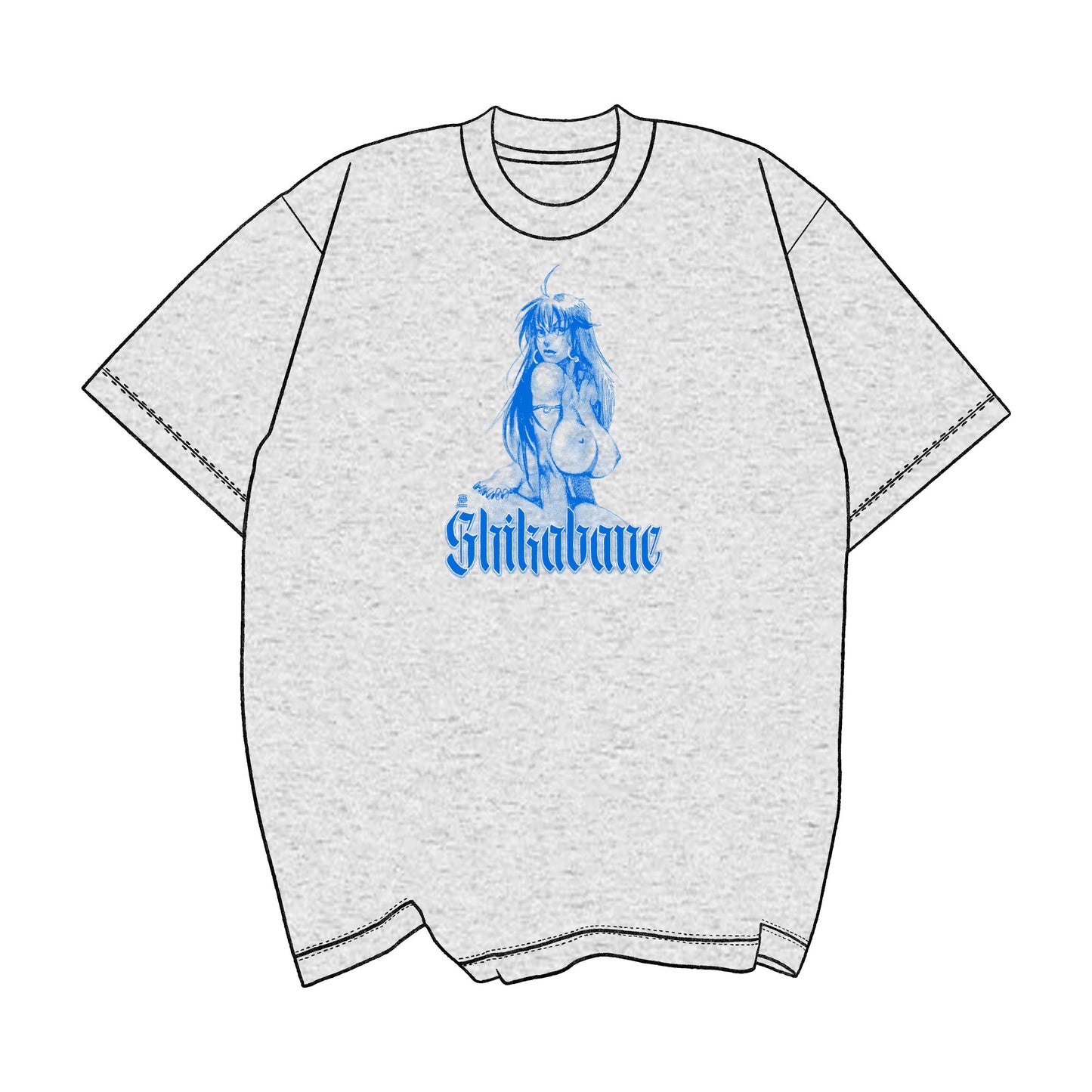 Shikabane No.1 Tee *Blue Ink