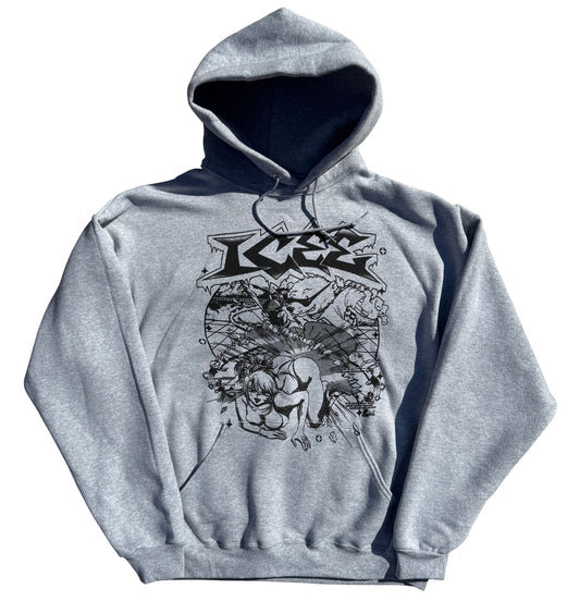 Stay Cool Stay Hard Grey Hoodie 1 of 1