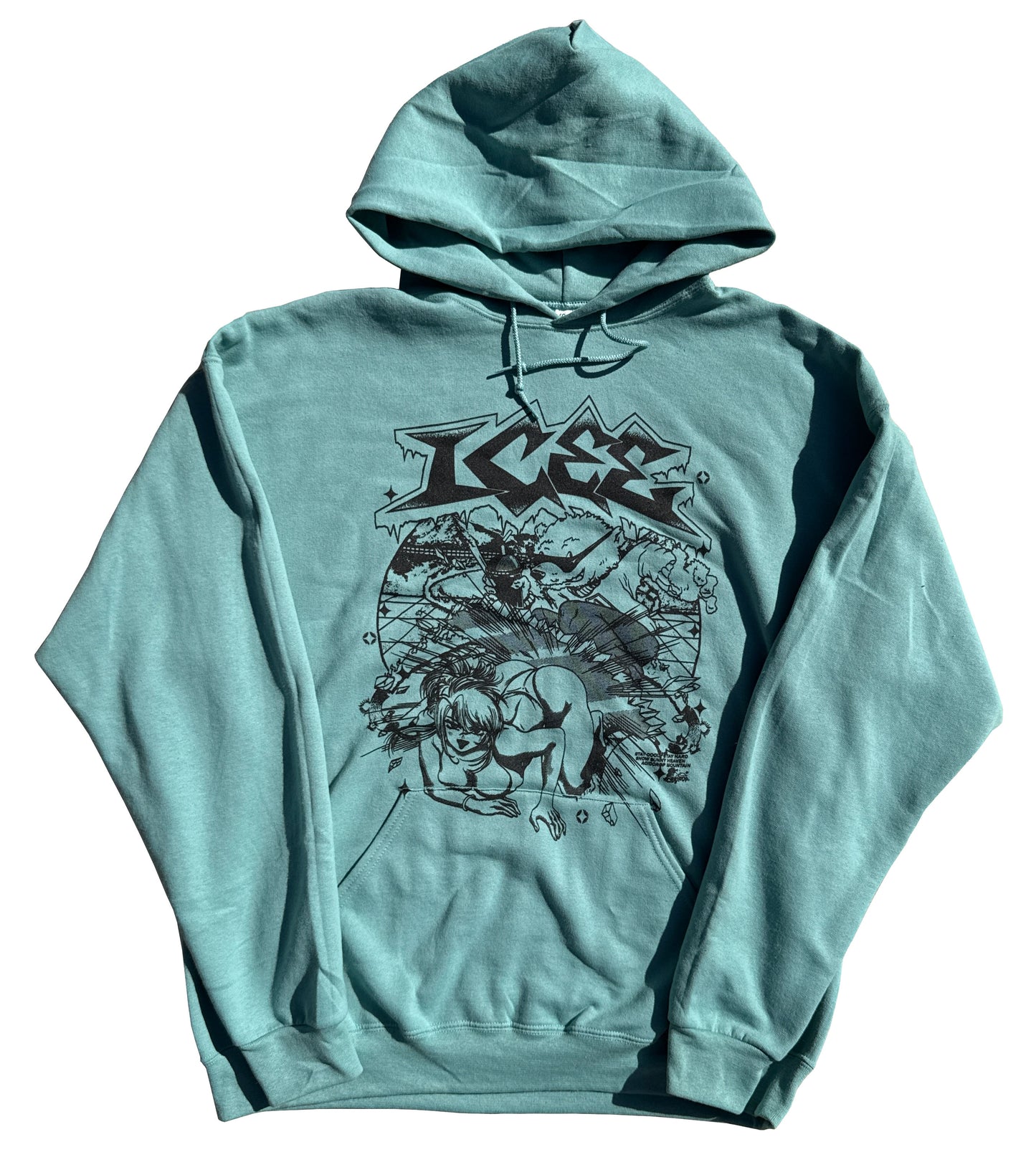 Stay Cool Stay Hard Mint Hoodie 1 of 1