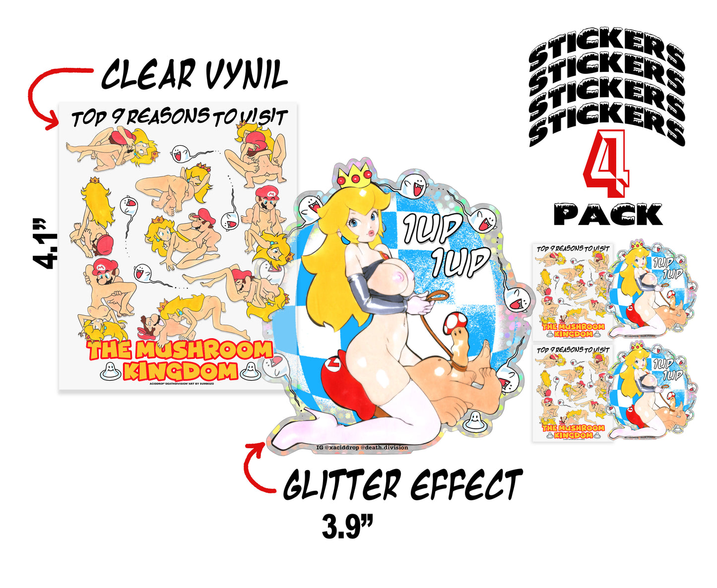 Mushroom Kingdom Sticker Pack