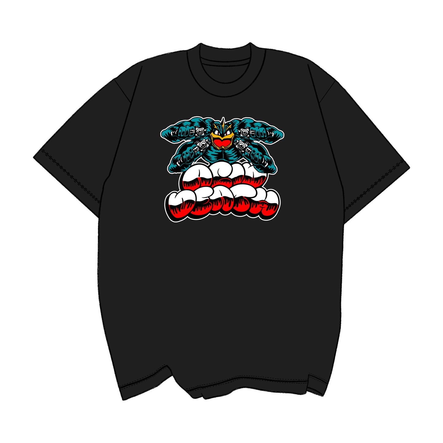 Spin Da Block Machamp (Color) Tee