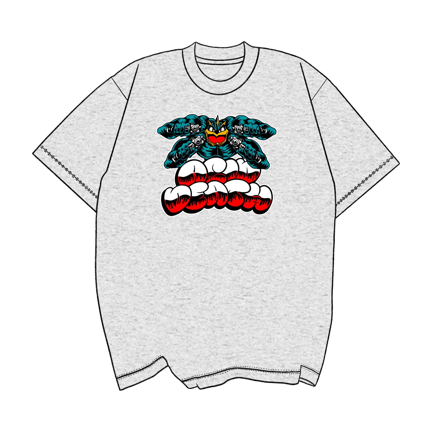 Spin Da Block Machamp (Color) Tee